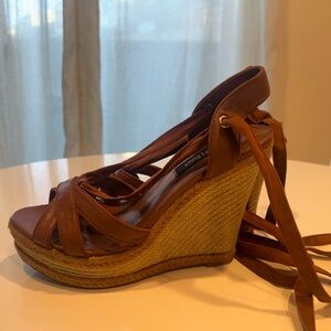 White House Black Market Tie Up Wedges